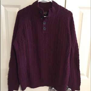 Tasso Elba Plum Wool blend Sweater